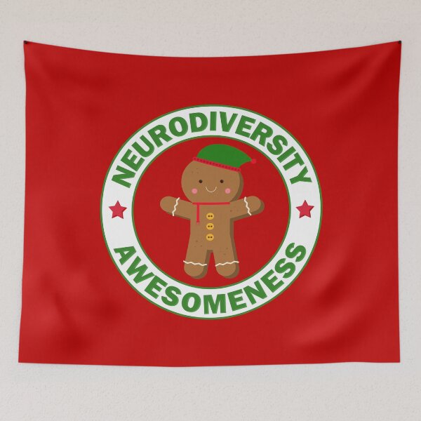 Item preview, Neurodiversity movement Christmas autism ASD psychologist psychiatrist therapists designed and sold by IslandLakeTree.