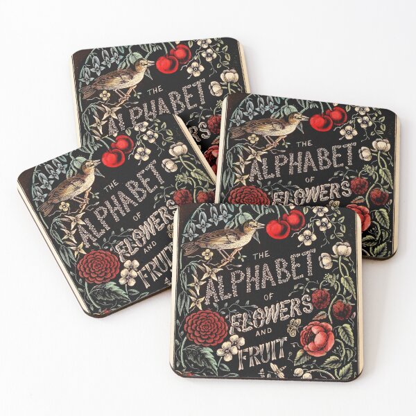 Item preview, The alphabet of flowers and fruit - cover designed and sold by DejaVuStudio.
