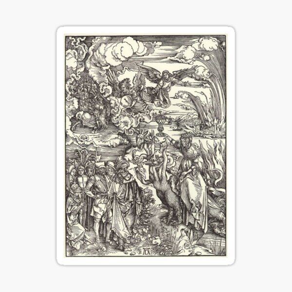 Item preview, Fallen angel by Albrecht Durer circa 1500 designed and sold by Vintage Designs +.