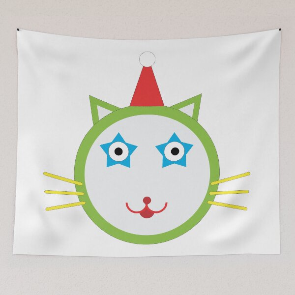 Item preview, Cat in Joker costume - Christmas designed and sold by rsty11.