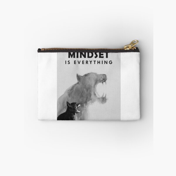 Item preview, Mindset Is Everything Cat Tiger Roaring Motivation Edited designed and sold by SuccessHunters.