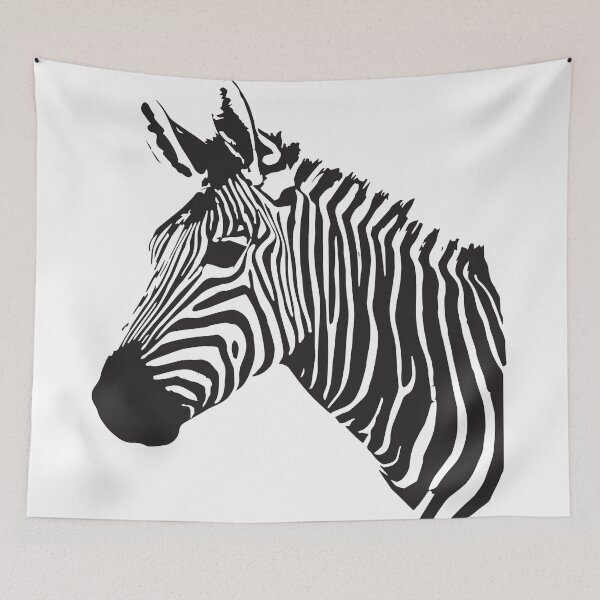 Item preview, Zebra Profile designed and sold by ShyflyerArts.