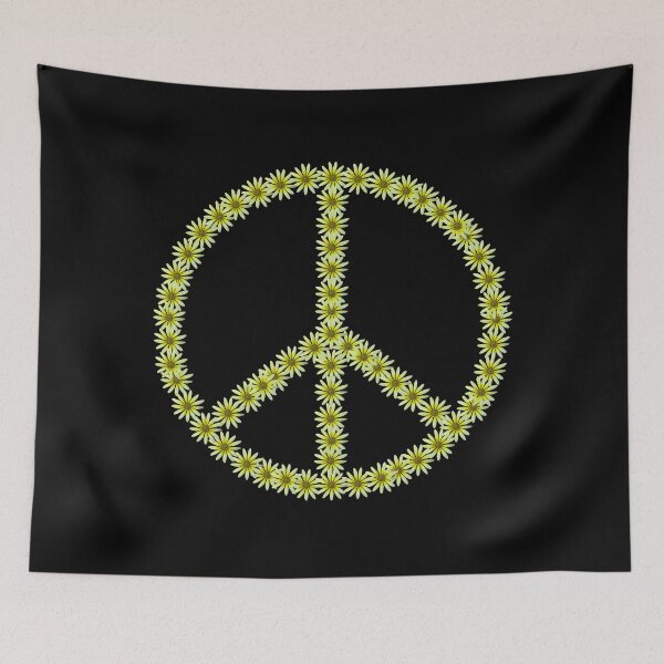 Item preview, Peace Sign made from Yellow Daisies designed and sold by NaturalHealing.