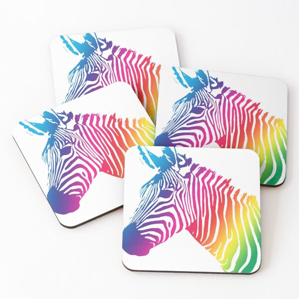 Item preview, Rainbow Zebra Profile designed and sold by ShyflyerArts.
