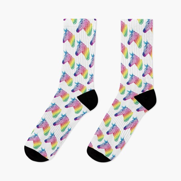 Item preview, Rainbow Zebra Profile designed and sold by ShyflyerArts.
