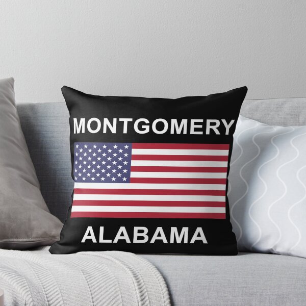 Aperçu de l'œuvre Montgomery Alabama US Flag Design créée et vendue par Grayforth.