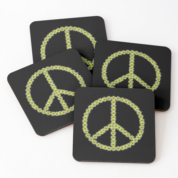Item preview, Peace Sign made from Yellow Daisies designed and sold by NaturalHealing.