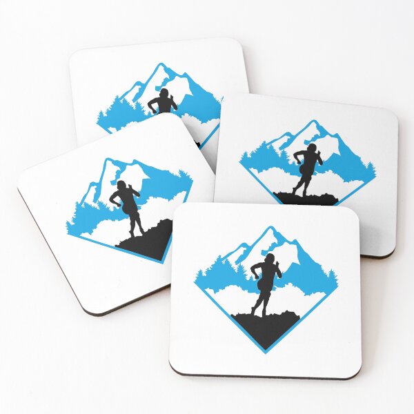 Item preview, Trail running, runner, running designed and sold by claudiasartwork.