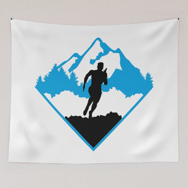 Item preview, Trail running, runners, running designed and sold by claudiasartwork.