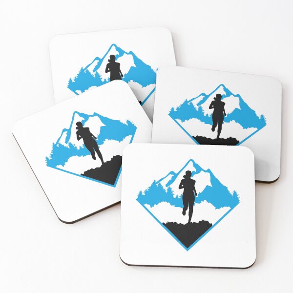 Item preview, Trail running, runner, running designed and sold by claudiasartwork.