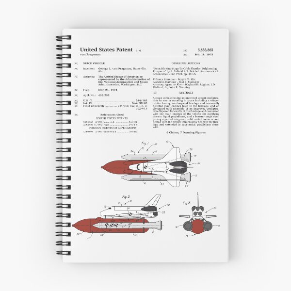 Artikelvorschau, Space Shuttle Patent entworfen und verkauft von FinlayMcNevin.