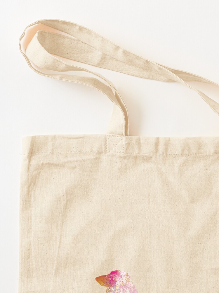 Alternate view of Paint Splash Dachshund Tote Bag
