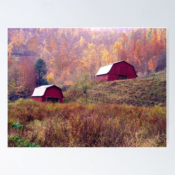 Item preview, Twin Tobacco Barns designed and sold by Annlynn Ward.