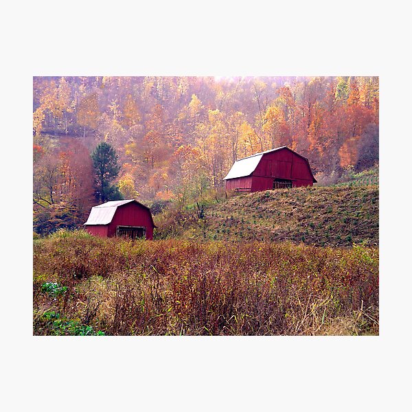 Item preview, Twin Tobacco Barns designed and sold by Annlynn Ward.