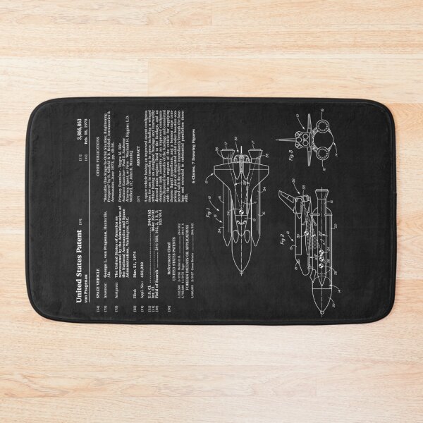 Artikelvorschau, Space Shuttle Patent - Schwarz entworfen und verkauft von FinlayMcNevin.