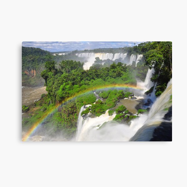 Rainbow at Iguasu Falls, Argentina Canvas Print