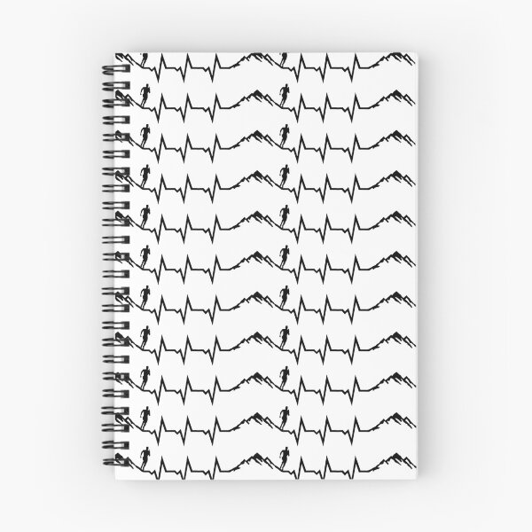 Item preview, Mountain run heartbeat, running ECG designed and sold by claudiasartwork.