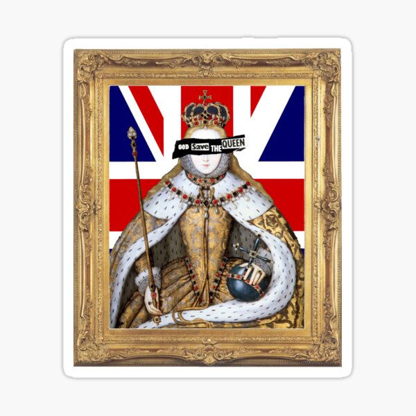 Item preview, Elizabeth - God Save The Queen (Framed) designed and sold by MandWthings.
