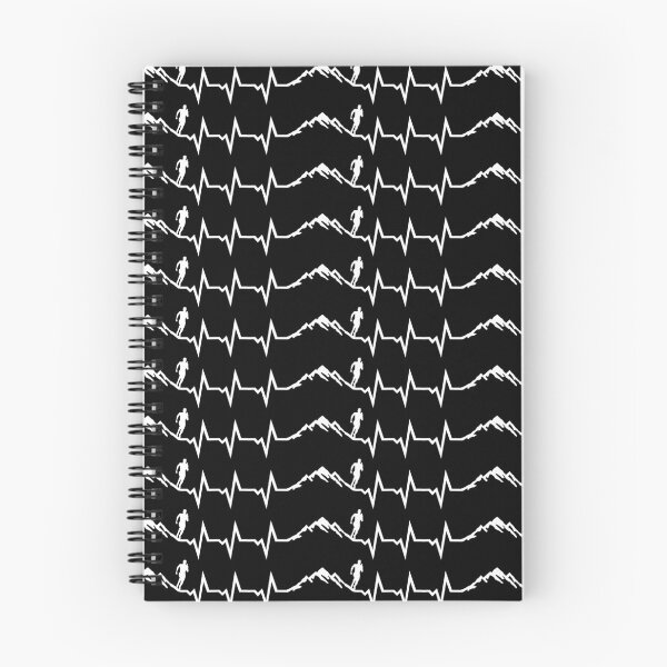 Item preview, Mountain run heartbeat, running ECG designed and sold by claudiasartwork.