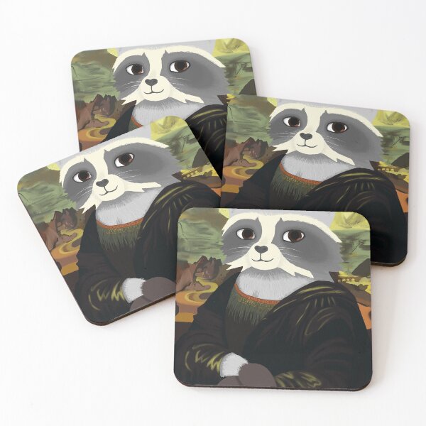 Item preview, Raccoona Lisa designed and sold by RckngNvrlnd.