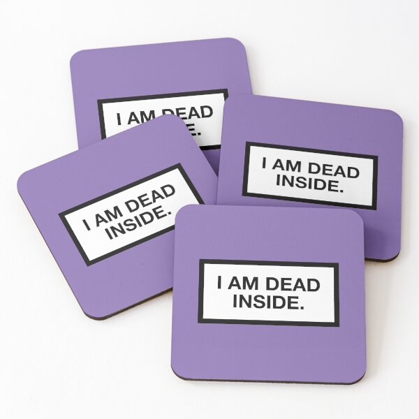 Item preview, I AM DEAD INSIDE. designed and sold by asymmetrickid.