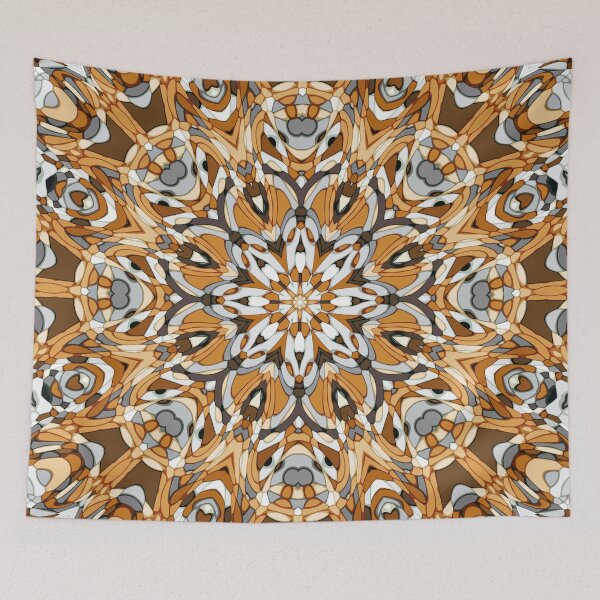 Item preview, Early Winter Mandala designed and sold by Kelly Dietrich Mandala & Fractal Art.