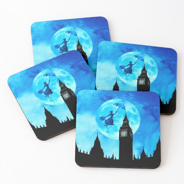 Item preview, Magical Watercolor Night - Mary Poppins designed and sold by maryedenoa.