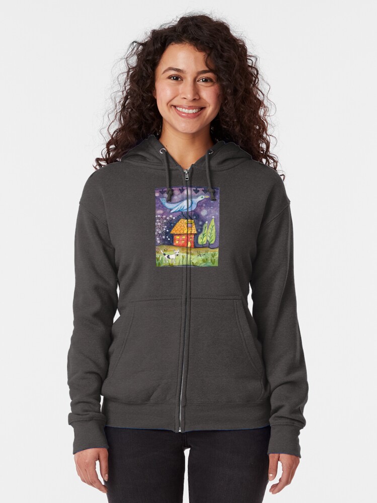 Alternate view of The Little Life Zipped Hoodie
