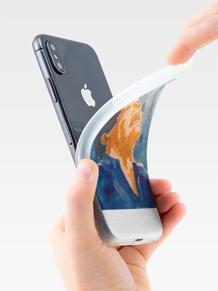 Alternate view of Ecstatic Dude iPhone Case & Cover