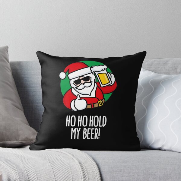 Item preview, Ho ho ho hold my beer funny beer drinking Santa Claus Pun Funny beer drinking Santa Claus Xmas Christmas designed and sold by LaundryFactory.