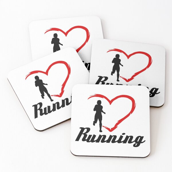 Item preview, Running, runner and heart designed and sold by claudiasartwork.