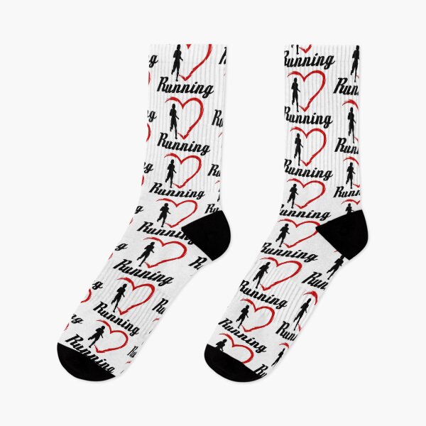 Item preview, Running, runner and heart designed and sold by claudiasartwork.
