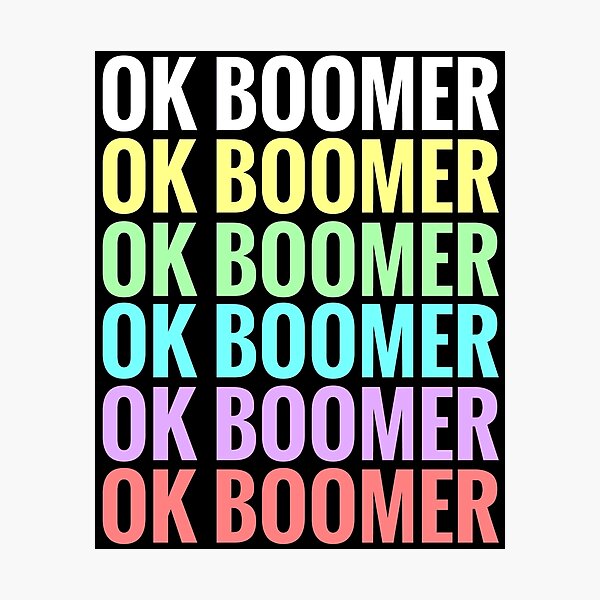 Item preview, ok boomer designed and sold by voiddestiel.