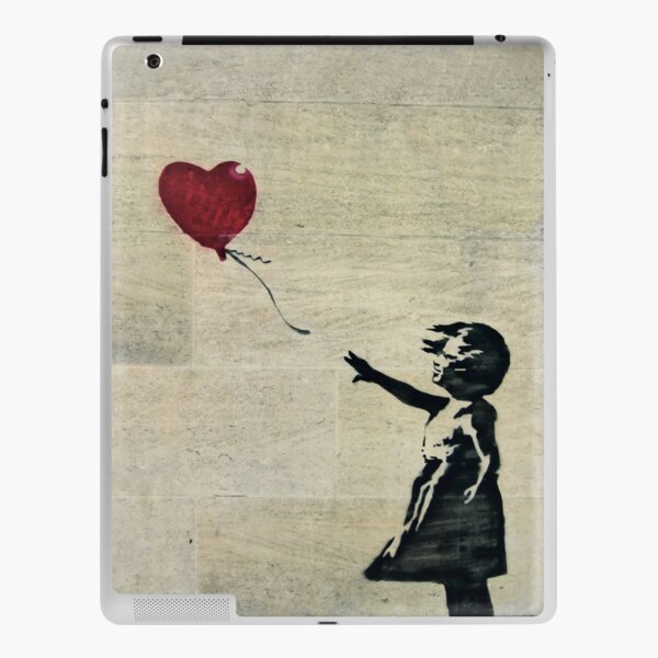 Banksy's Girl with a Red Balloon III iPad Skin