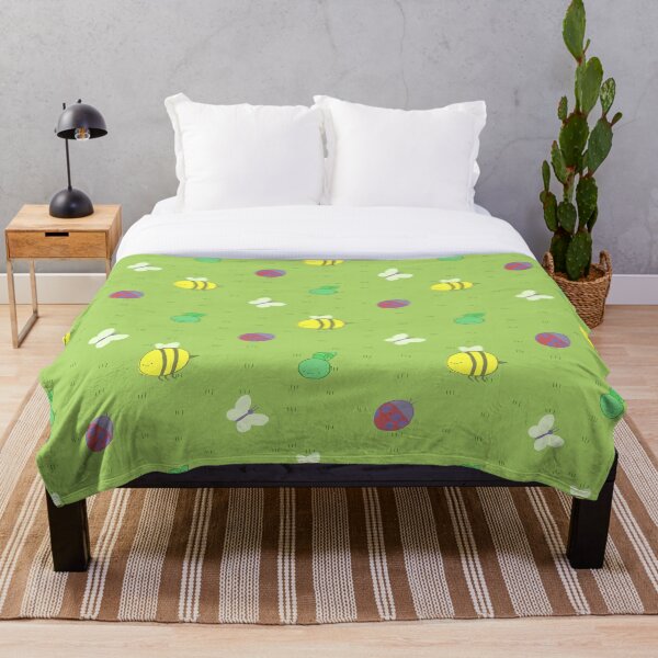 Adventure Time™ end credits pattern Throw Blanket