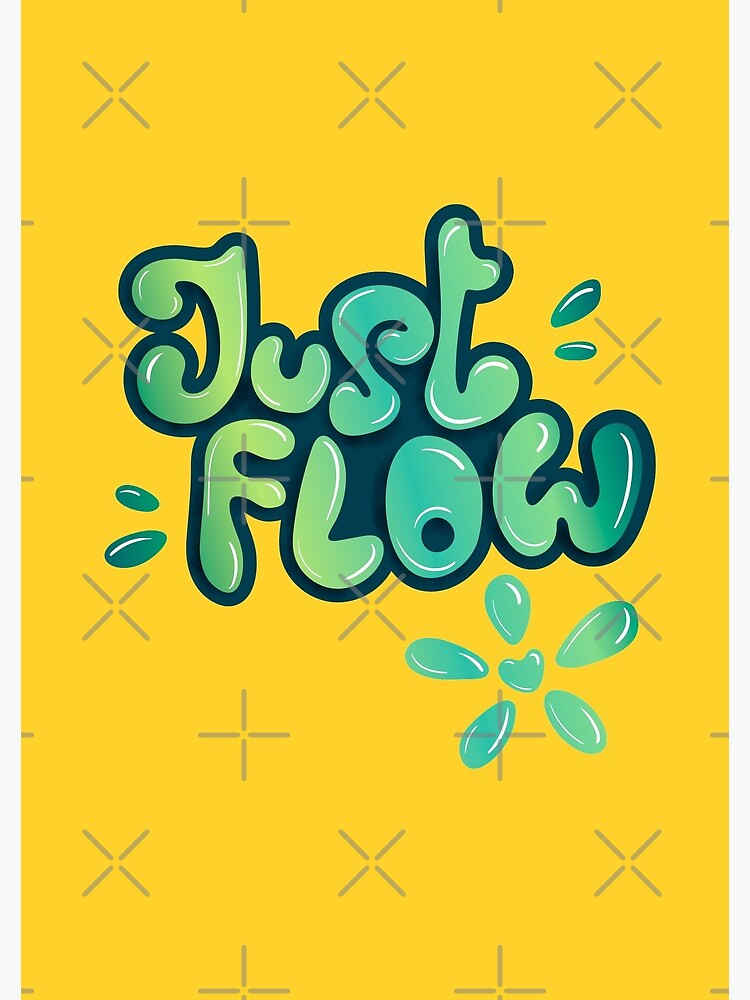 Just flow liquid lettering by nobelbunt