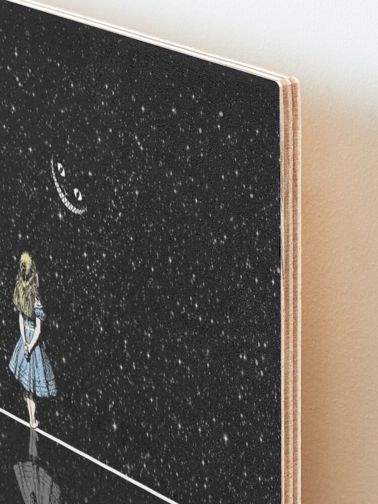 Alternate view of Alice In Wonderland Starry Night Mounted Print