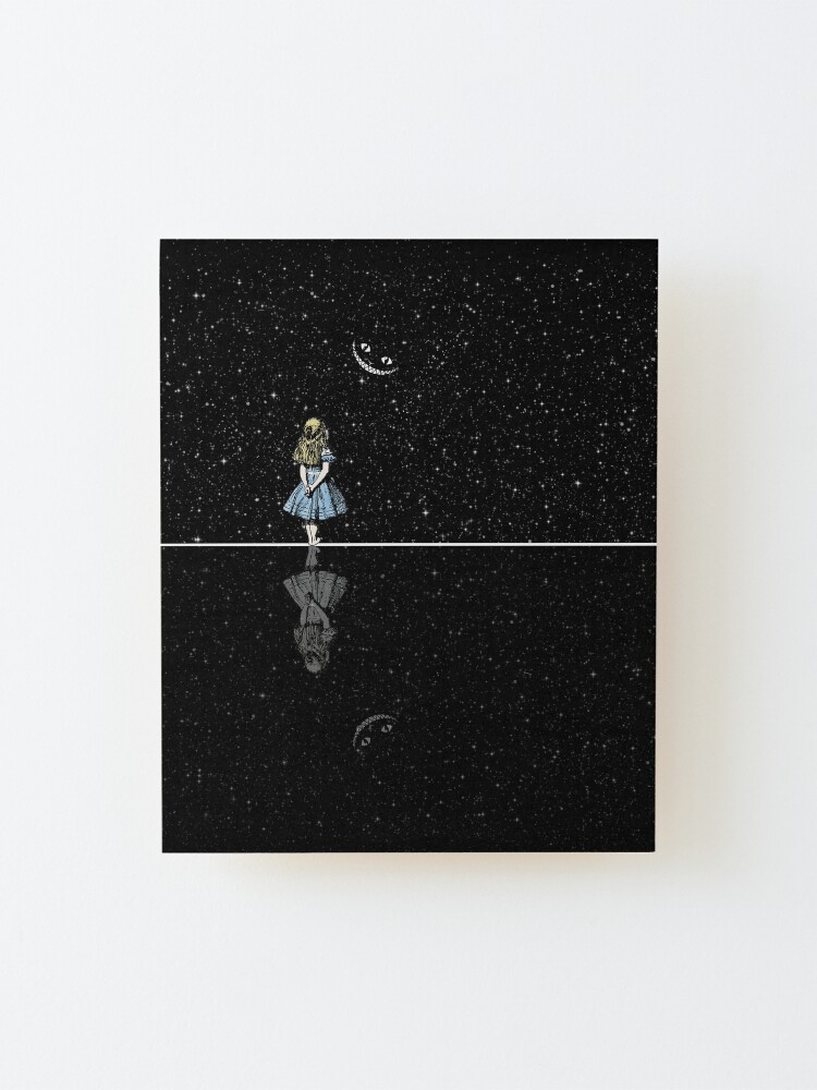 Alternate view of Alice In Wonderland Starry Night Mounted Print
