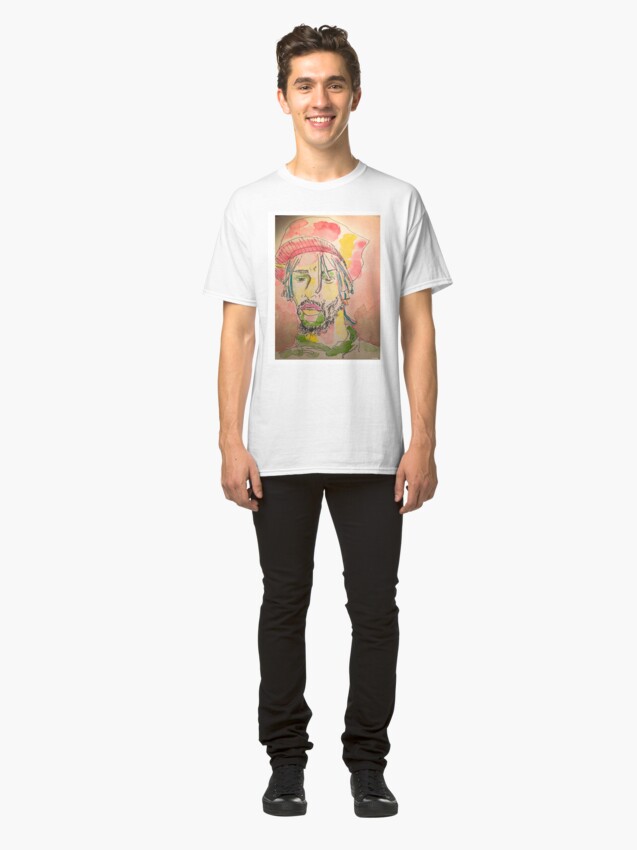 Alternate view of Thoughtful Man Classic T-Shirt