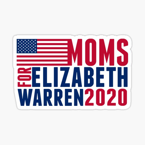 Item preview, Moms for Elizabeth Warren 2020 designed and sold by Epic Love Designs.