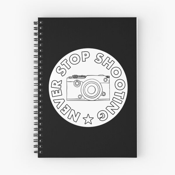 Item preview, Never Stop Shooting - Camera - White designed and sold by MOREDANKMEMES.