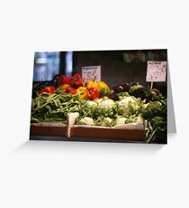 Fresh Produce Greeting Card