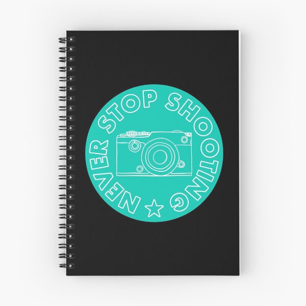 Item preview, Never Stop Shooting - Camera - Teal designed and sold by MOREDANKMEMES.