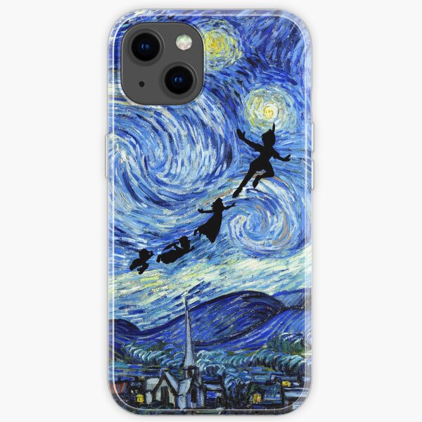 Peter Pan Starry Night iPhone Soft Case