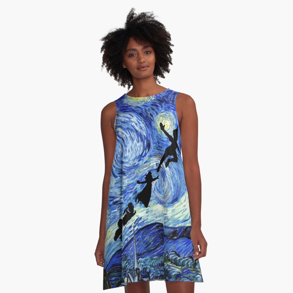 Peter Pan Starry Night A-Line Dress