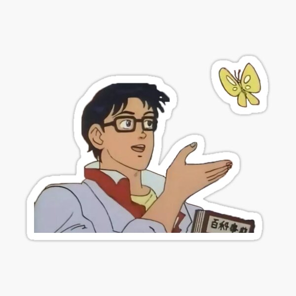 Is this a meme the confused anime guy and his butterfly explained  Vox
