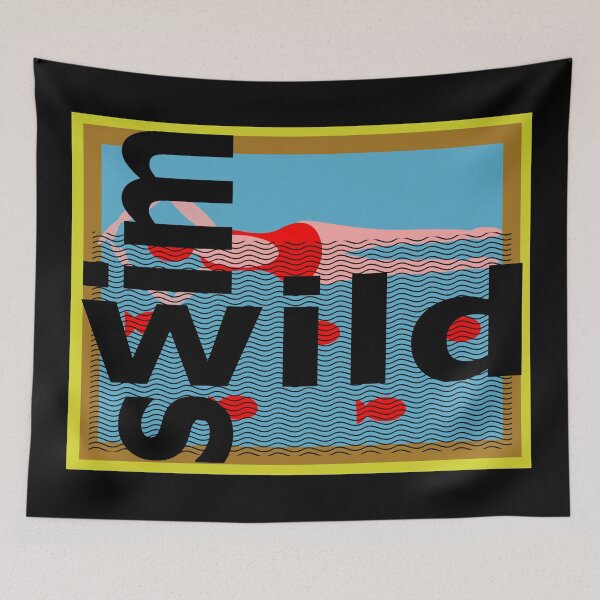 Item preview, Wild Swimming designed and sold by krisevansart.