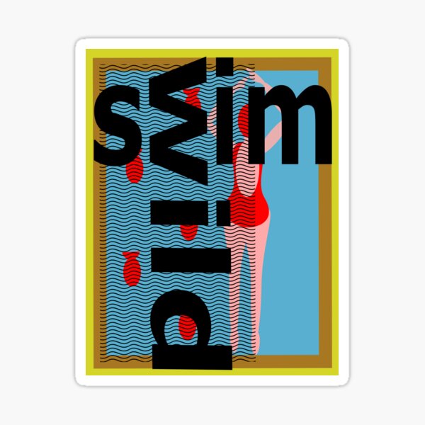 Wild Swimming Sticker