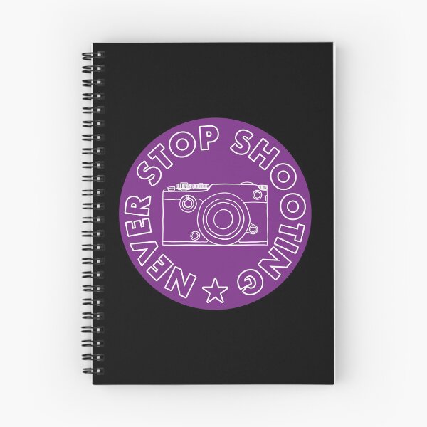 Item preview, Never Stop Shooting - Camera - Purple designed and sold by MOREDANKMEMES.