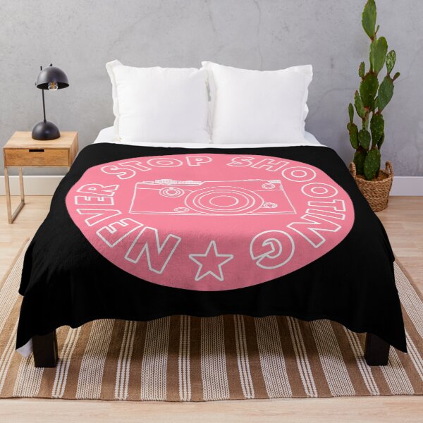 Item preview, Never Stop Shooting - Camera - Pink designed and sold by MOREDANKMEMES.